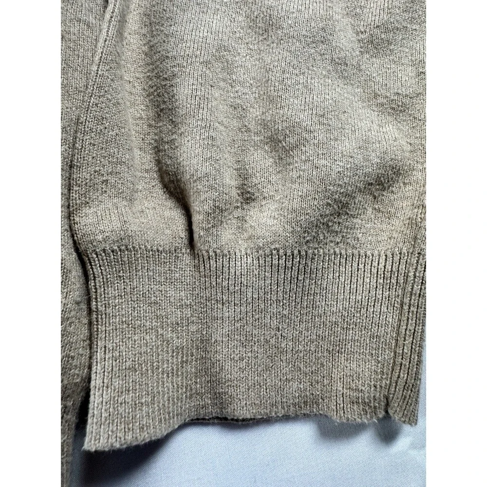 Vintage 90s Polo Ralph Lauren Mens XXL Pima Cotton V Neck Sweater Tan Pony
